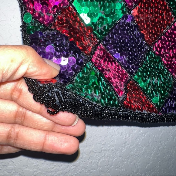 Glamorous Vintage Sequin purse - Picture 3 of 6
